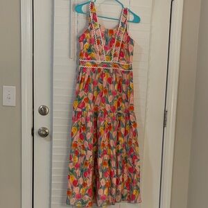 Vibrant Floral Spring Dress